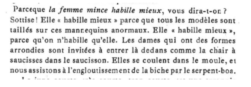 histoiresdemode's tweet photo. #diktats "La femme mince habille mieux, vous dira-t-on? Sottise ! Elle "habille mieux" parce que https://t.co/S2A7YKytcj", Les Modes, 1919 https://t.co/26eak6zEdI
