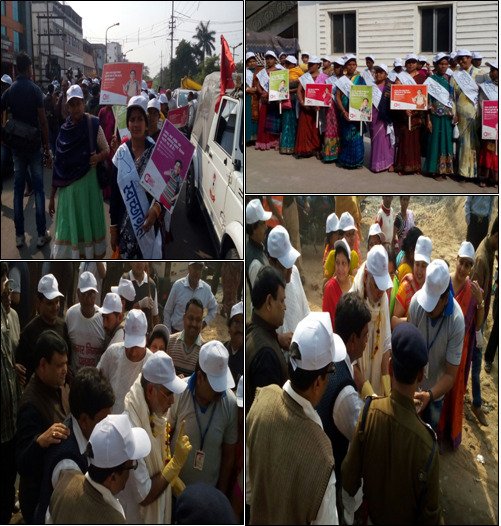 "#Swachhata Abhiyan - Ek Jan Andolan" was organized by the Dhanbad Municipal Corporation.
#MyCleanIndia
