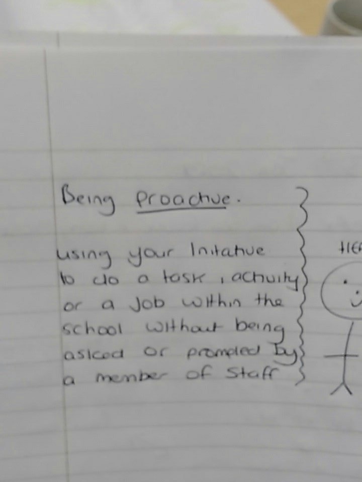 fox_damon's tweet photo. What being proactive means to @evolve_impact Health Mentor @AbzEvolve27 #insettraining #schools #health #wellbeing https://t.co/HH8G5e94r0