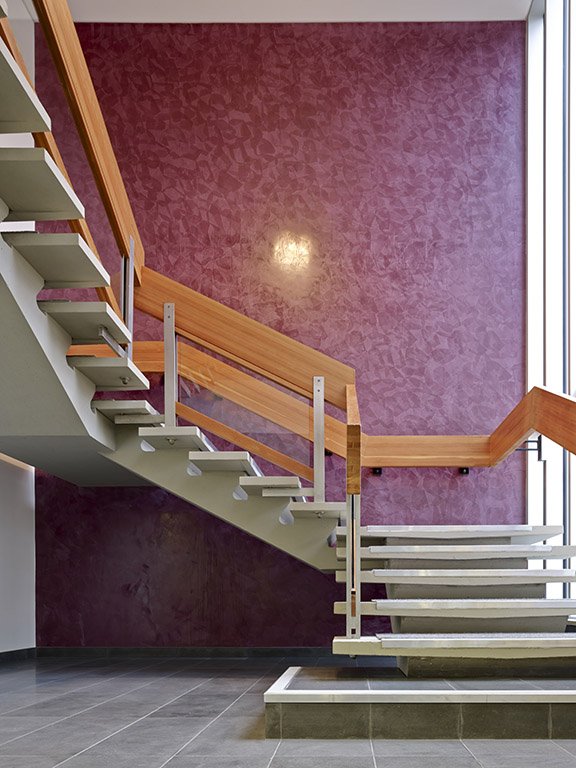 Double Height Stair Wall Design
