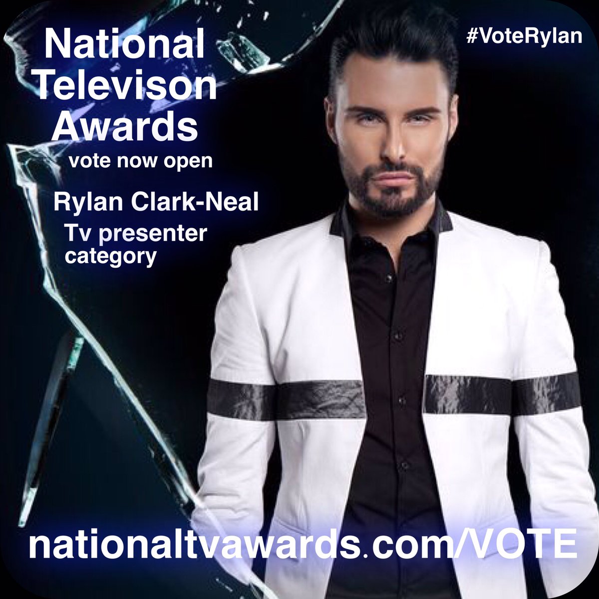 MADE THE SHORTLIST! can't believe it thanks so much. You can now vote for me in best presenter category! Thank you x Nationaltvawards.com/vote