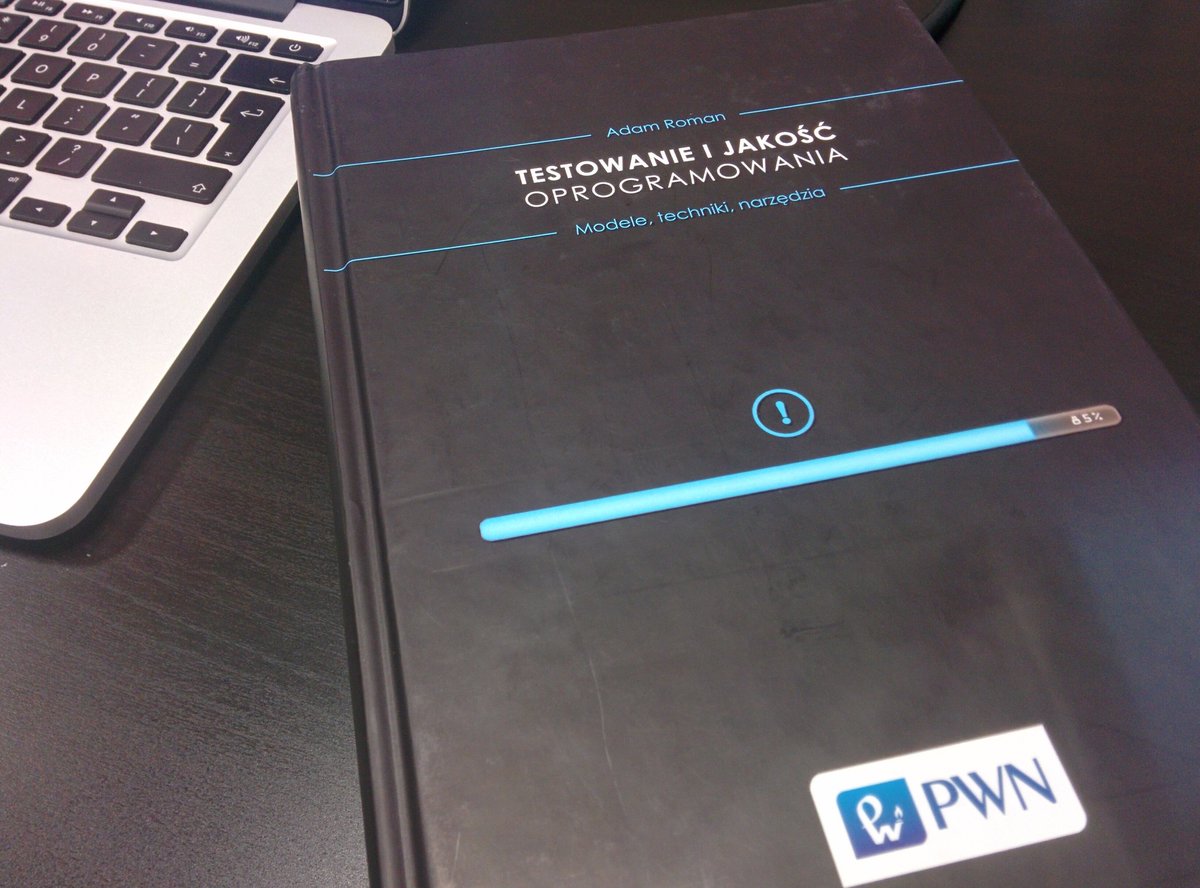 uxdream's tweet photo. Our tester - Piotr - received a #QA "bible" https://t.co/SDpxrzAMFx