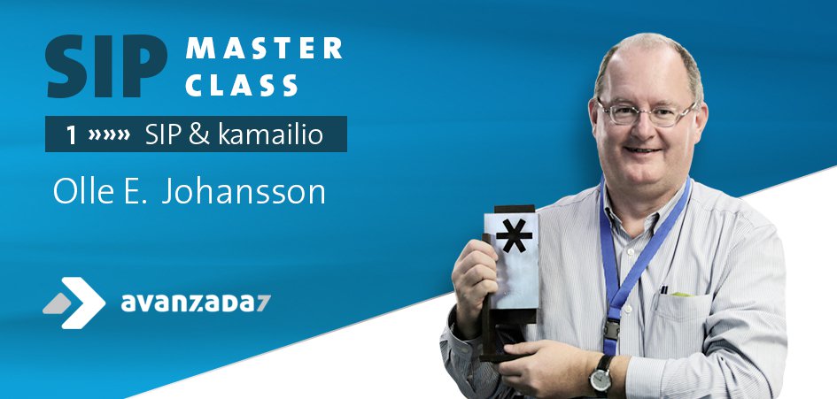 avanzada7's tweet photo. Si entre tus propósitos de Año Nuevo se incluye aprender SIP y Kamailio, este es tu curso! (20%dto. reservando plaza antes del 20/01/2017) https://t.co/cLHyoFsadA