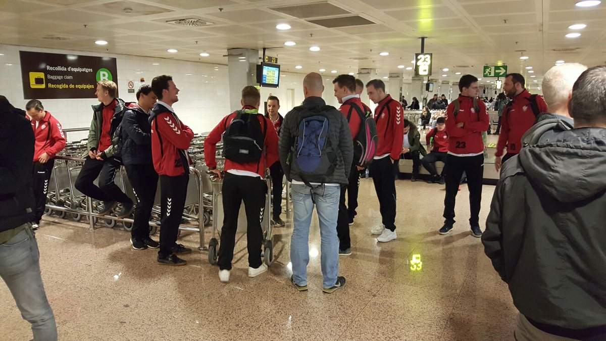 DoCoS selectie geland in spanje Barcelona