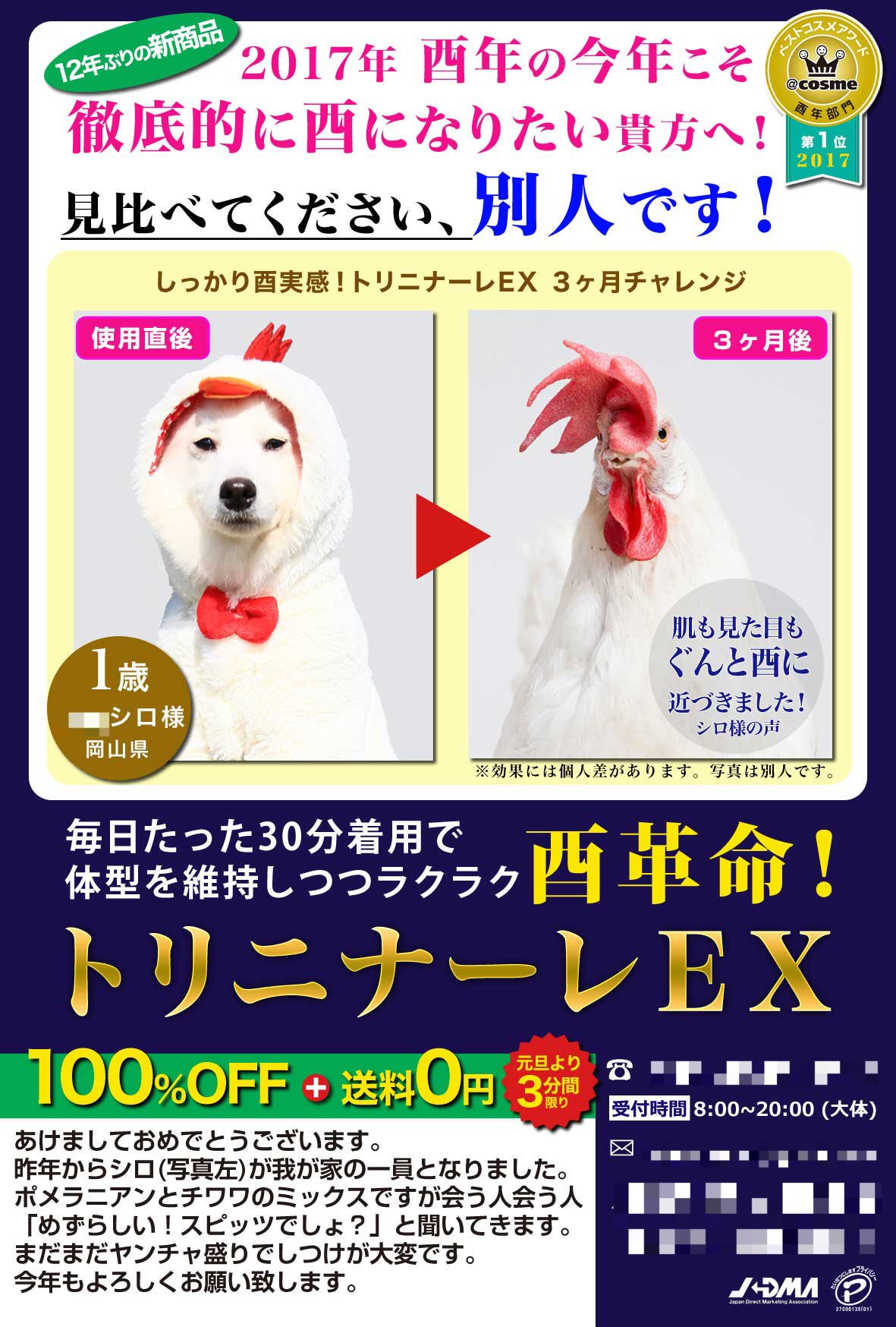 おさむし そしてこちらが年賀状ネタバージョン Tlにたまに現れたトリニナーレexとはこれでした T Co Yrod2tstdw Twitter