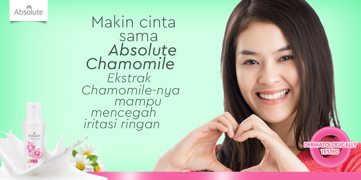 Supaya keputihanmu tidak menimbulkan rasa gatal dan bikin iritasi, pakai saja Absolute Chamomile.