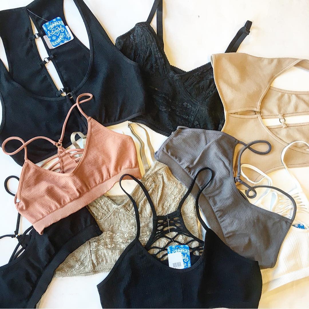 Bralette party 🎉 #newarrivals <a href="/FreePeople/">Free People</a> #socomfy #undergarments #youneedone #bestsellers