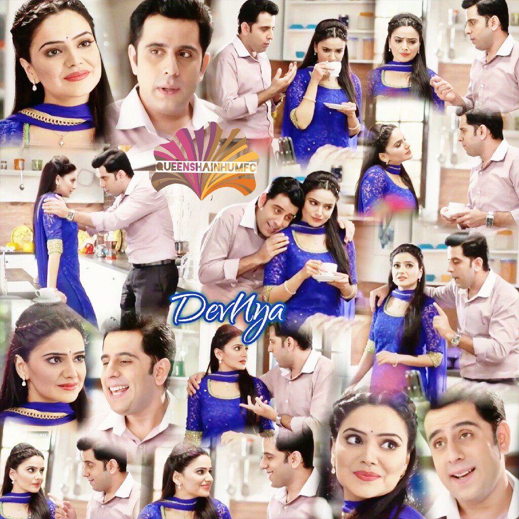 QueensHainHumFC's tweet photo. Dev Trying to cheer up his Tany Patner...❤💗❤ 
They are such a cutie 😊😄👌😘 
#DevNya #QueensHainHum https://t.co/lvlwt8AQgJ