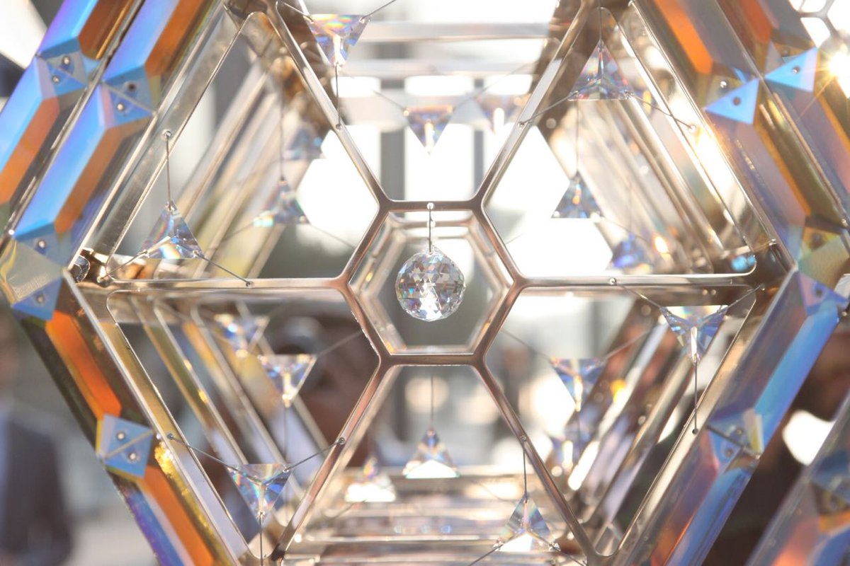 d3Dubai's tweet photo. Up close and personal with 'Hexalite' by Zeinab Al Hashemi. #tb @DubaiDesignWeek #dxbddw #thisisd3 #dxbdw2016 https://t.co/osliltarC9
