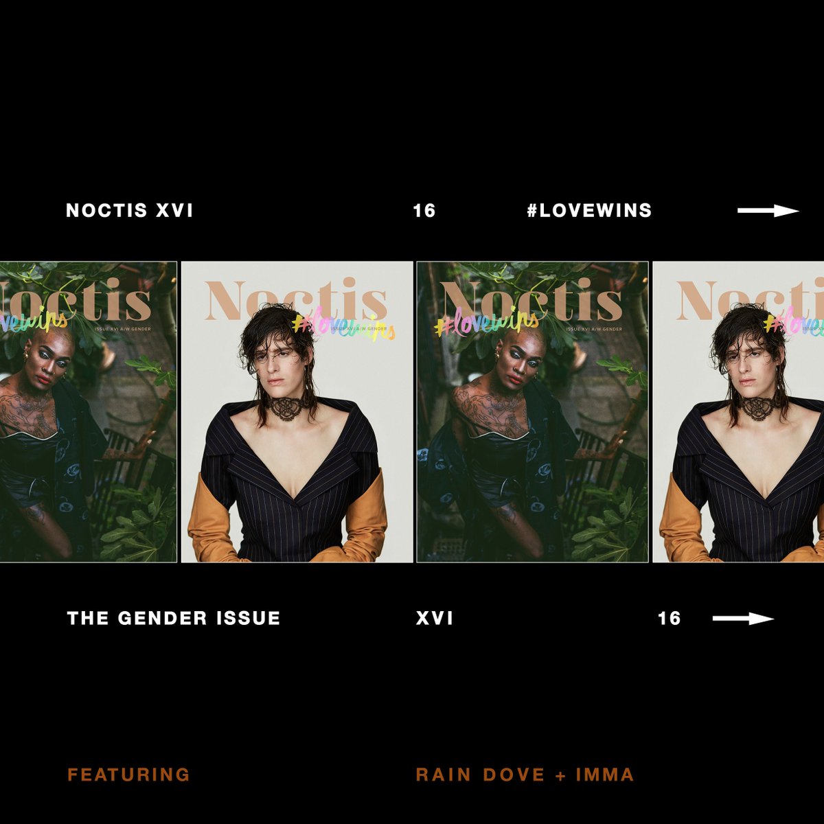 Rewrite the rules, change the game. The #GenderIssue with #IMMA x <a href="/raindovemodel/">Rain Dove</a> is out now! Order on noctismagazine.bigcartel.com 💪🏽☮