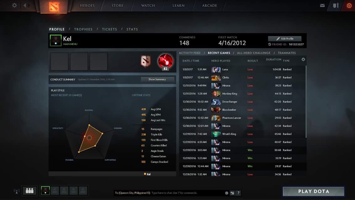 michaeeeel007's tweet photo. Yung account ko naputukan puro dugo #newyear #newmmr #quitdota https://t.co/z0SI5CPsnH