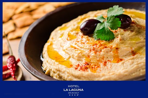 hotellalaguna's tweet photo. Aumentamos nuestra carta con deliciosos platos vegetarianos: vistosos, originales, saludables y… ¡riquísimos! #HummusCasero https://t.co/ug3wLon6hD
