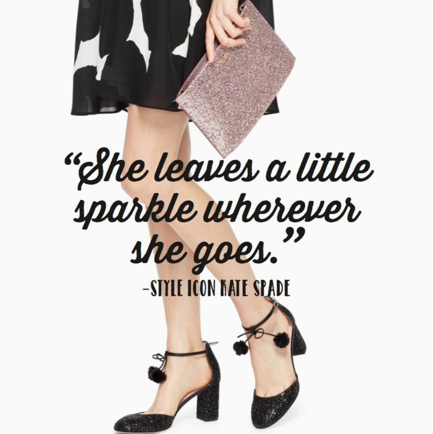 StAugOutlets's tweet image. How much glitter are you still wearing from NYE? Here's to making 2017 the sparkliest yet ✨ #katespade #noregrets