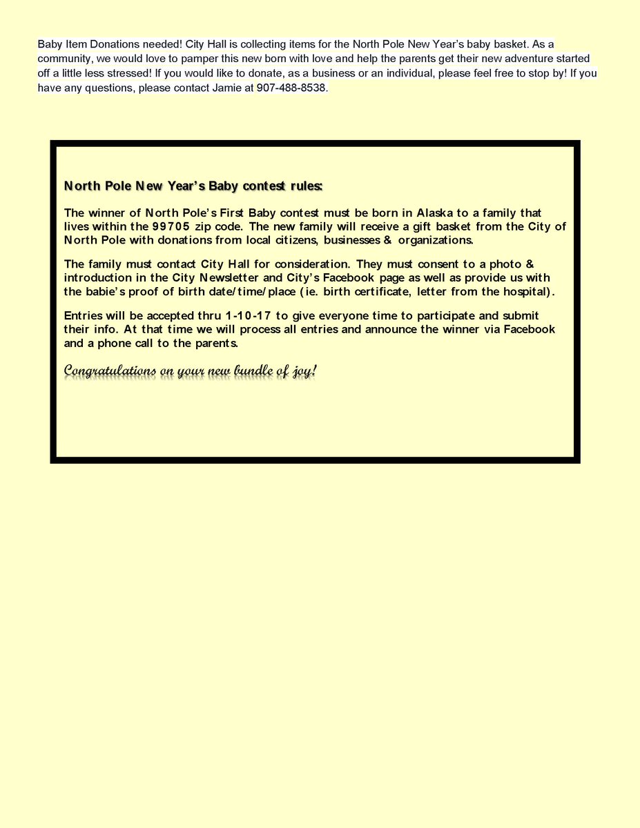 We are still waiting on North Pole's New Year baby! #newyearbaby #NorthPole #Alaska