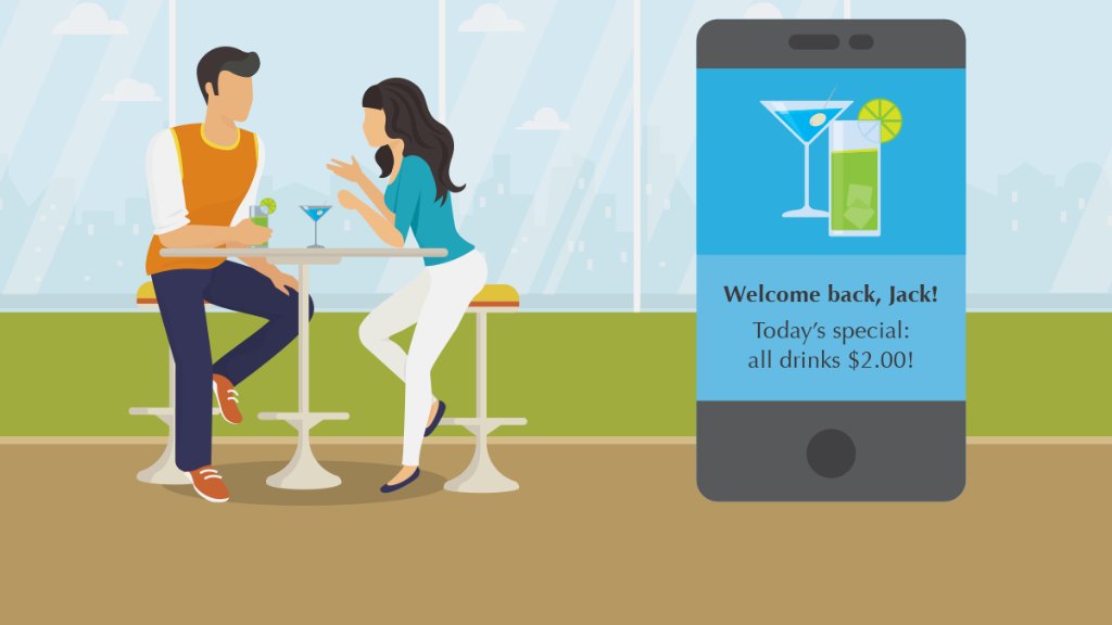 Cisco's tweet photo. Your favorite song playing at the restaurant you’re in isn’t a coincidence, it’s a beacon. Explore beacons in dining https://t.co/vZuWQLxze0 https://t.co/sWedVM9uJ9