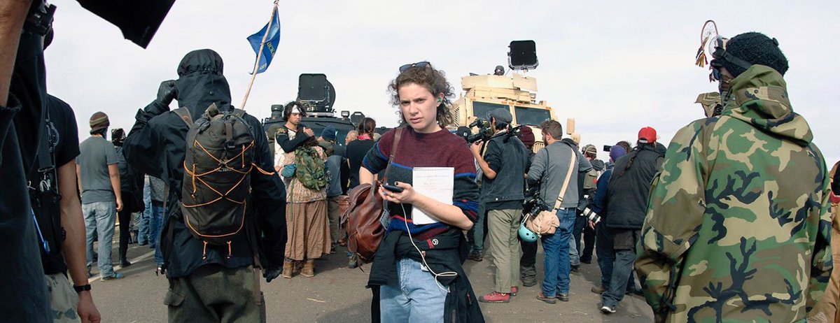 AmericanIndian8's tweet image. Two journalists—father and daughter—on covering Standing Rock  goo.gl/gttGRs
#NoDAPL @POTUS 
#INDIGENOUS #TAIRP