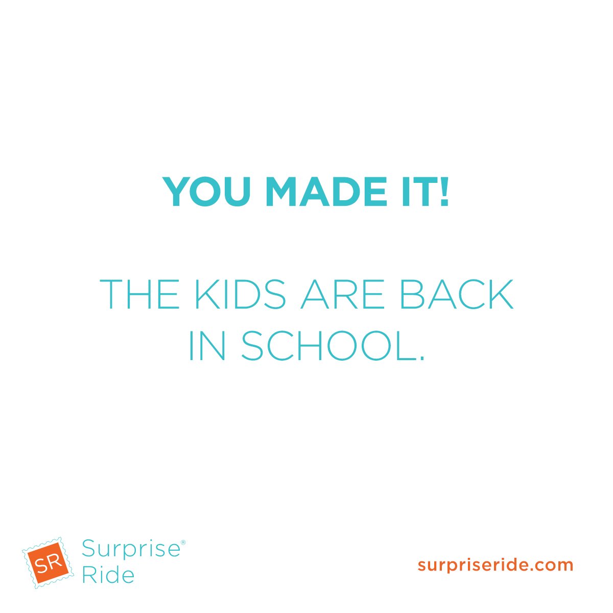 SurpriseRide's tweet image. We hope you had a great holiday break with your little kiddos at home! #busymoms #unpluggedlearning #surpriseride