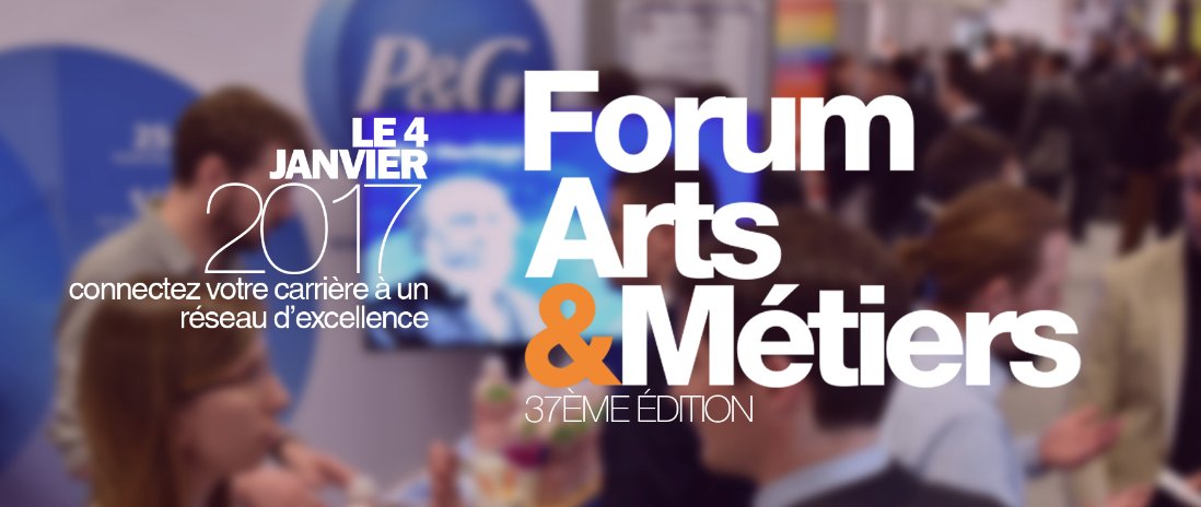 120 entreprises, 9 confs, 9 tables rondes et + de 3000 futurs et jeunes diplômés attendus pour le 37ème Forum AM ! forum-am.fr