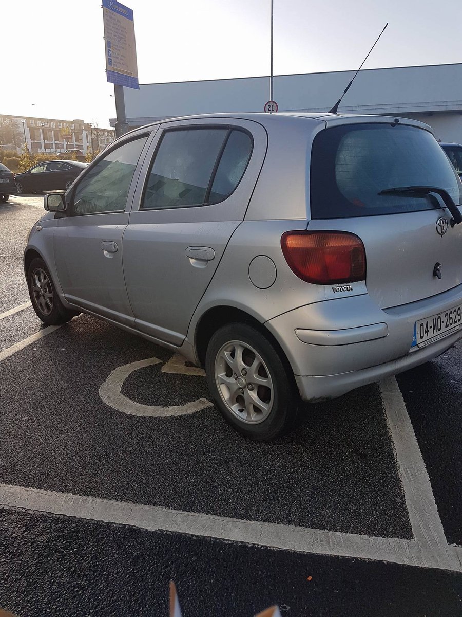 Cause a Yaris is a big car in fairness...