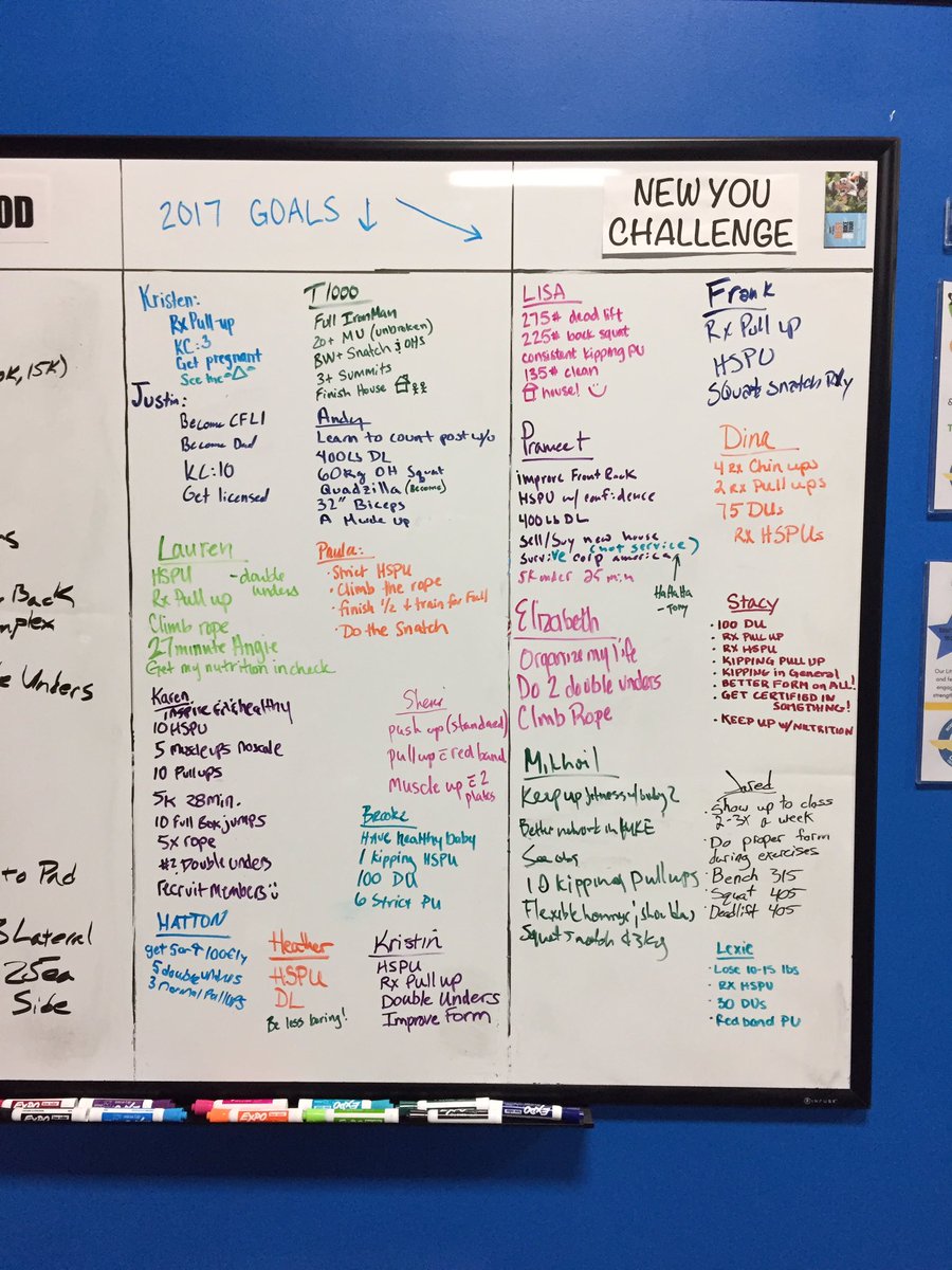 moroperformance's tweet photo. Our members are setting some awesome goals for 2017! 💪🏼 #BeUncommon #2017Goals #strongestyearyet @CrossFit https://t.co/lSnuCUWeGz