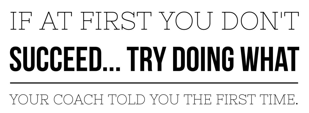 YOUNG ATHLETES: Coaches exist for a reason. Listen to yours! #TSBAdvice