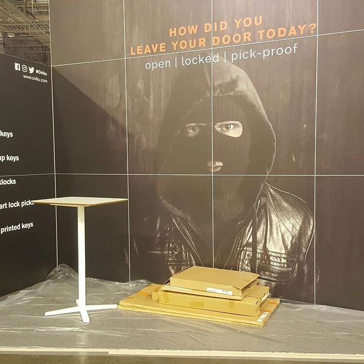 #oviku #ces2017 #smarthome #smartlock #booth #patented two days and it's true #usa #canada #home