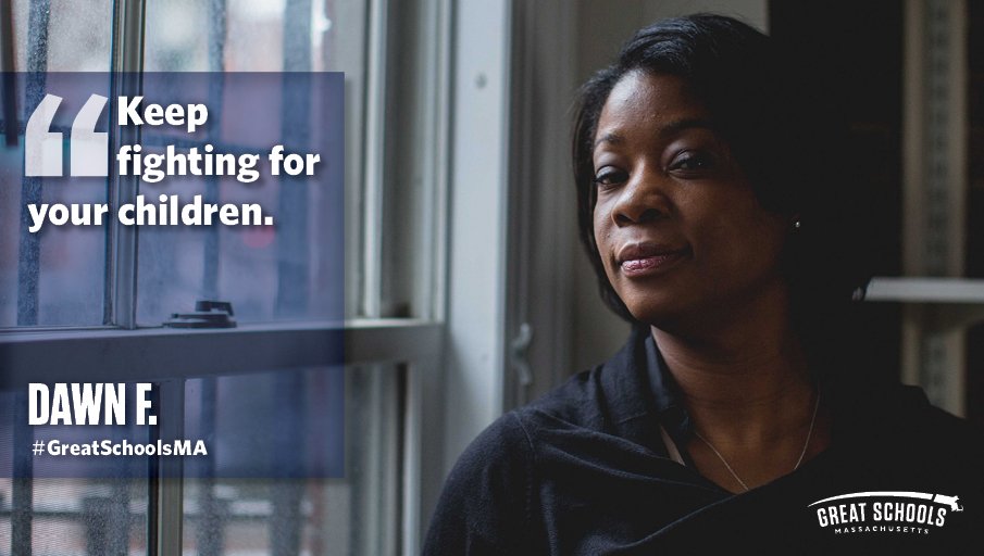 GreatSchoolsMA's tweet photo. Powerful message from an MA parent. #education #opportunity https://t.co/OQ87VXp49m