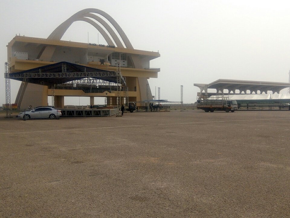 StagecraftGh's tweet photo. #Amplifyingtheexperience @ the Black Star Square. https://t.co/4p0qzP93iQ