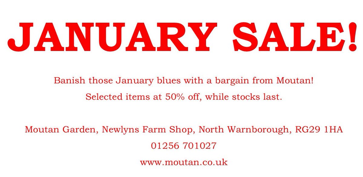 It's sale time!
#januarysale