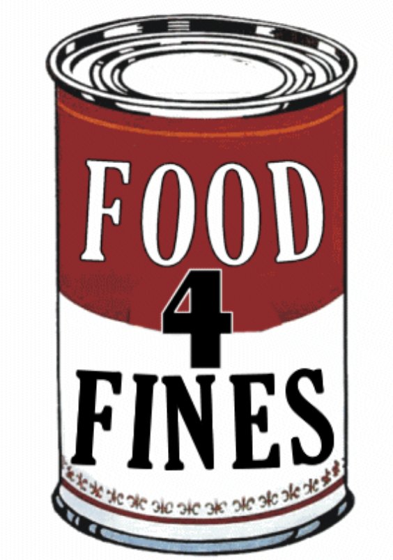 AmherstSurvival's tweet photo. Thank you #AmherstMA @JonesLibraryMA for participating in FOOD FOR FINES Jan 9-31. Overdue fees waived in exchange for canned food donations https://t.co/sGwttHISdY