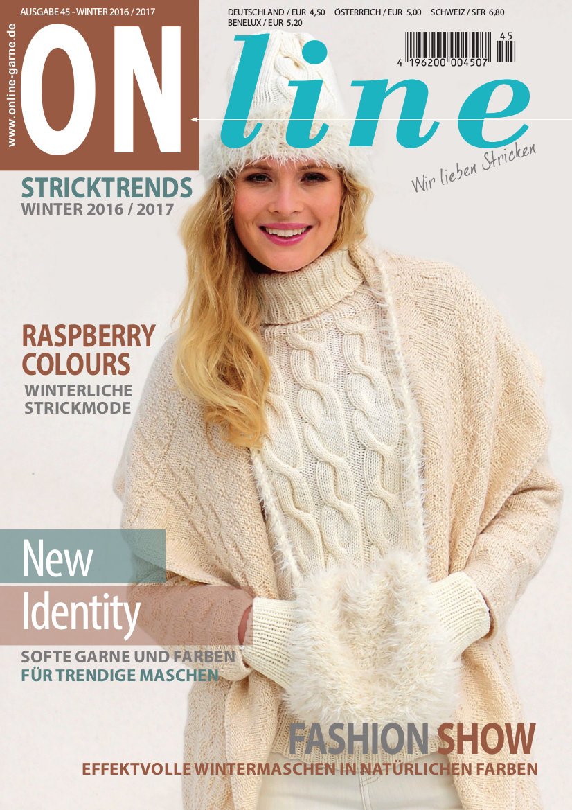 ONlineGarne's tweet photo. Das neue ONline Strickheft 45 ist ab sofort erhältlich.

https://t.co/zTLrzGBKGi https://t.co/7ERXtZcXEq