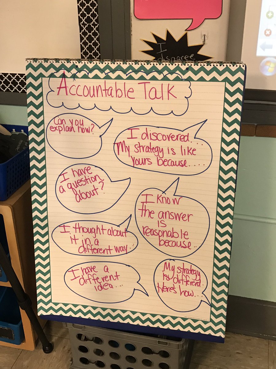 racheladamstn's tweet image. A culture of accountable talk in the classroom = students communicating their understanding and reasoning. #EffectivePractices #Tiger_Pride