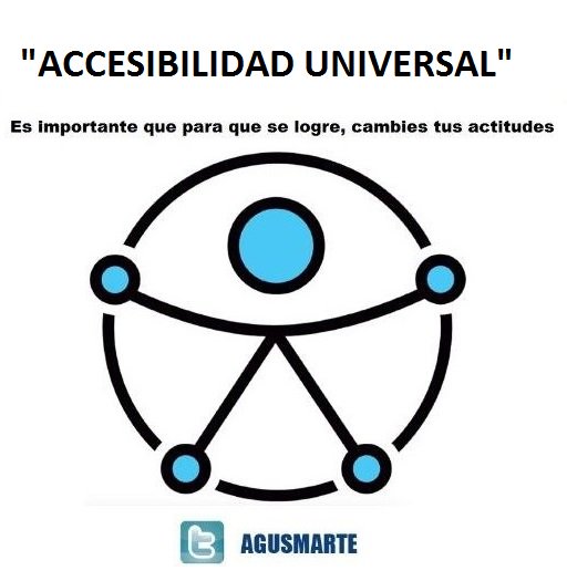 AGUSMARTE's tweet photo. Accesibilidad Universal es el grado en el que todas las personas pueden utilizar un objeto, visitar un lugar o acceder a un servicio♿️♿️♿️. https://t.co/w5WAvBkizB
