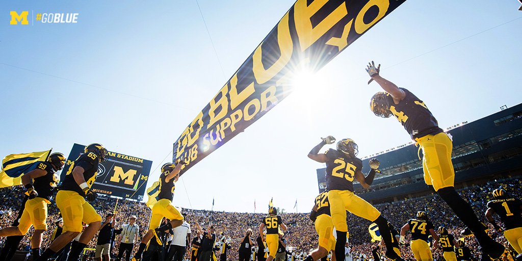 UMichFootball's tweet photo. 42 B1G Championships. 
11 National Championships. 
3 Heisman Trophies. 

THIS IS MICHIGAN » https://t.co/atLwkf8uF3 https://t.co/xbVRO5AhZC