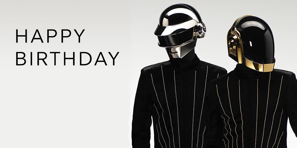 Happy Birthday Thomas Bangalter, from the hit-making duo Daft Punk.  