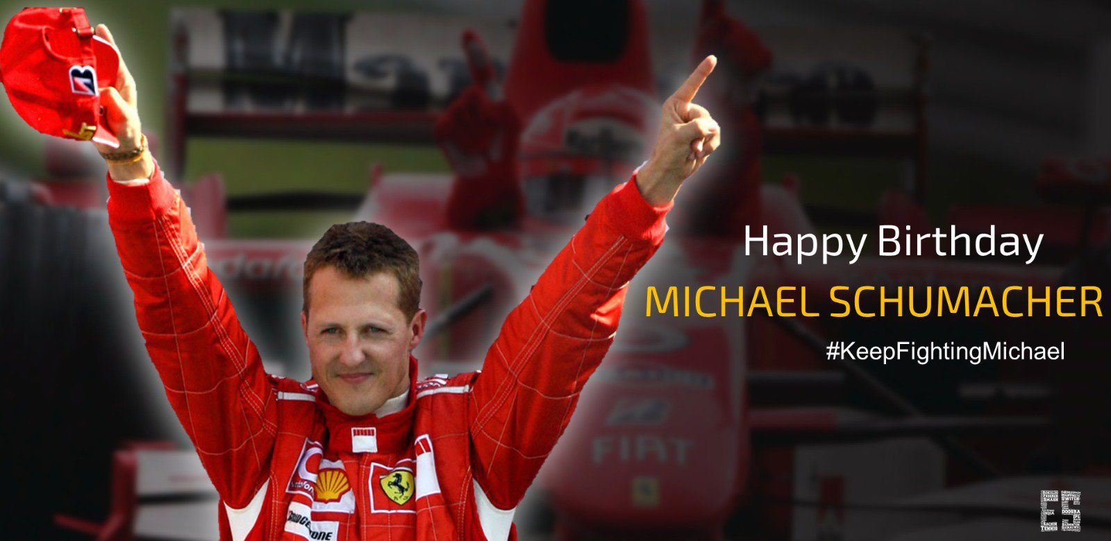 Happy birthday Michael Schumacher 