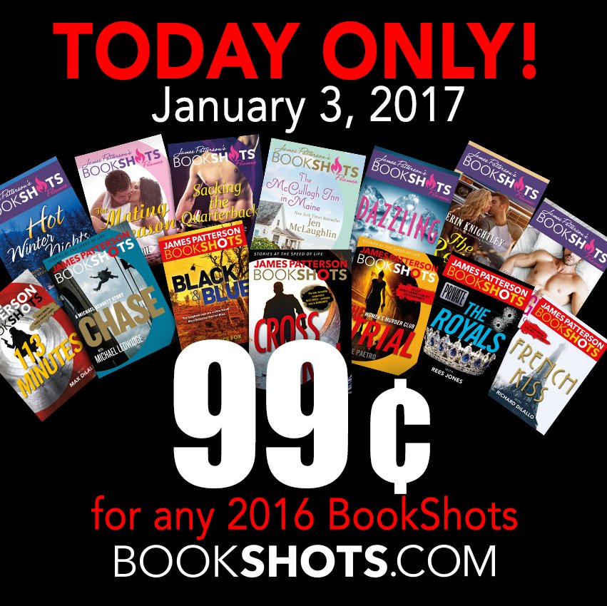 All 2016 BookShots are 99¢ today only. Visit: bit.ly/24u9ths https://t.co/OgR6TJNbQh