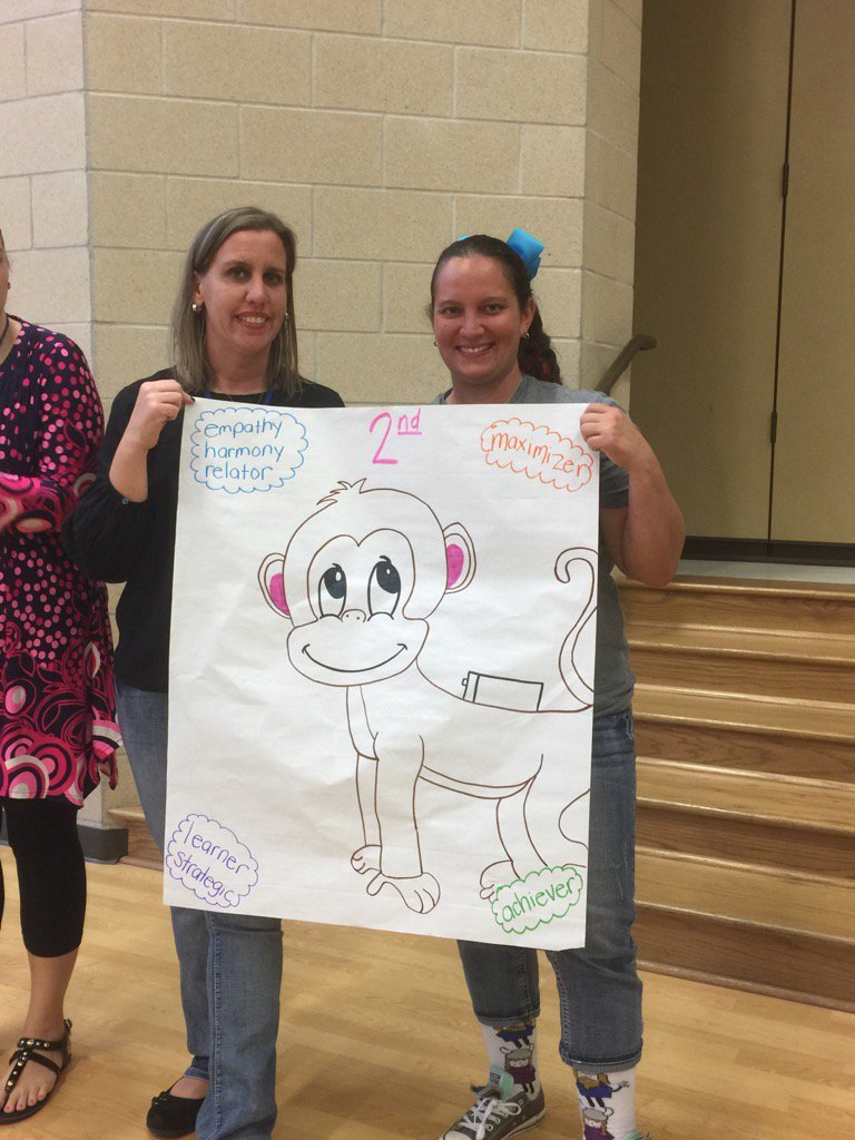 katmunford's tweet photo. Second grade's teachers monkeying around!
#twehowl @marilynjtriolo @CarenCreighton https://t.co/aMcsGmkWIf
