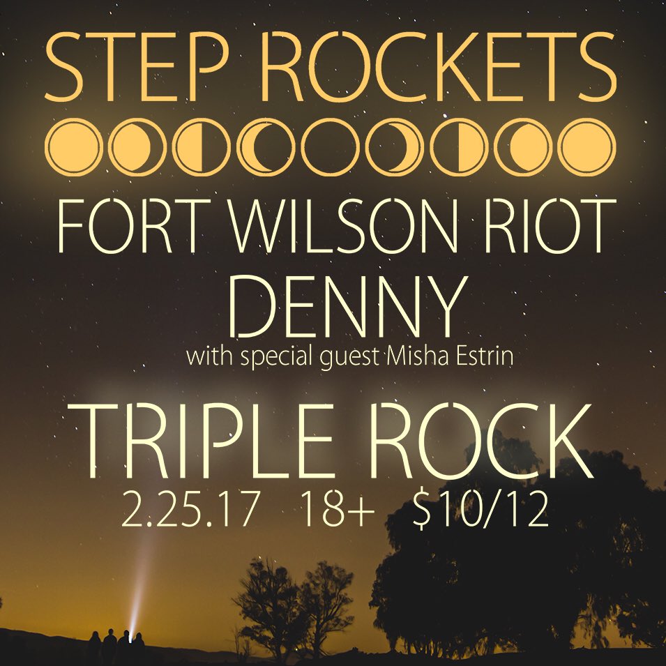 Step Rockets (@steprockets) on Twitter photo We will be <a href="/triplerockmpls/">Triple Rock</a> with <a href="/FortWilsonRiot/">Fort Wilson Riot</a> <a href="/dennytheband/">Denny</a> on 2/25! ticketfly.com/purchase/mobil… We will be <a href="/triplerockmpls/">Triple Rock</a> with <a href="/FortWilsonRiot/">Fort Wilson Riot</a> <a href="/dennytheband/">Denny</a> on 2/25! ticketfly.com/purchase/mobil…