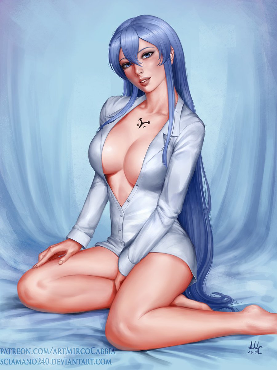Sciamano240's Art on X: First drawing of the year! Fan art of Esdeath from  #AkamegaKill, Patreon reward for Lavender. Wanted to try something  pinup-ish. t.coU5mZATwO0R  X