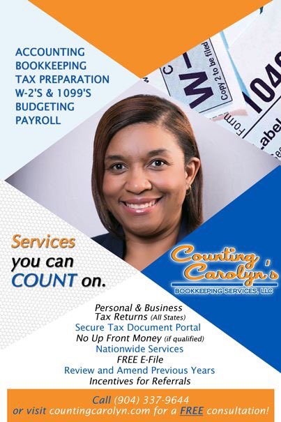 wmpeachy's tweet photo. @CountingCarolyn for all your accounting, bookkeeping, and tax needs!!! https://t.co/nQjEa45XtE