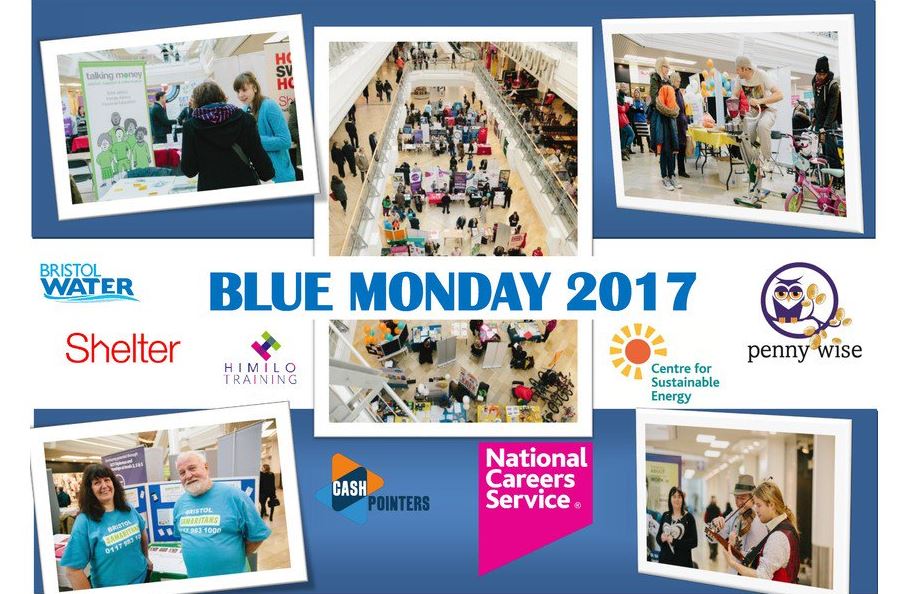 WECILBristol's tweet photo. Beat the January blues &amp; come along to #BlueMondayBristol @galleriesBRI on 16 Jan - lots of great advice on offer! https://t.co/gsXq9BVAXx https://t.co/gXzT5IAfK8