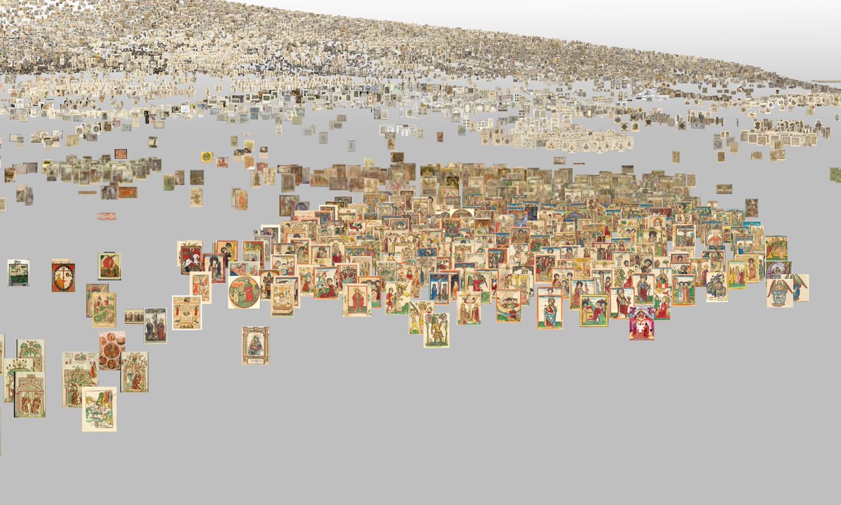 manoukvdberg's tweet image. Artworks mapped using Machine Learning - artsexperiments.withgoogle.com/tsnemap/