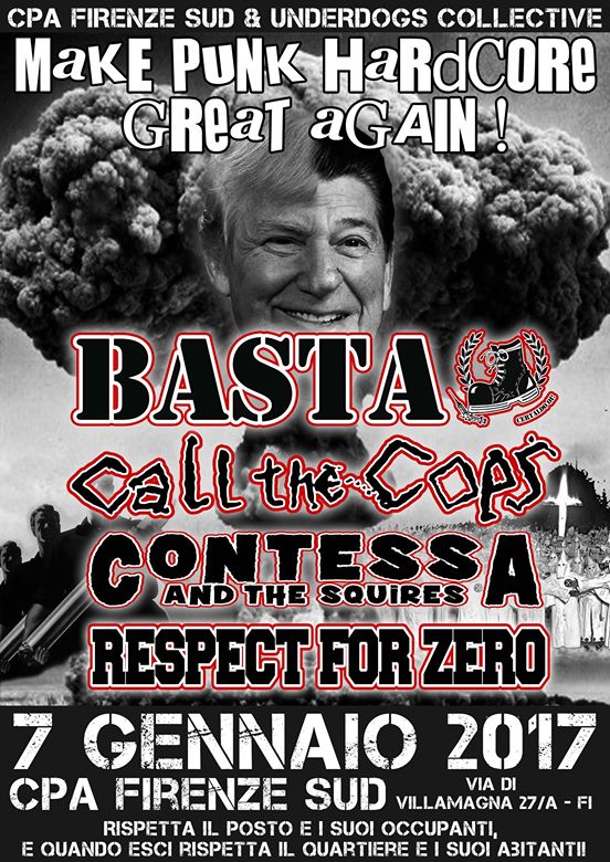 underdogsFI's tweet photo. #underdogscollective #cpa #firenze #contessaandthesquires #basta #respectforzero #callthecops #hxc #hardcore #oi #punk #rocknroll #eventi https://t.co/LFHMsb3GzN