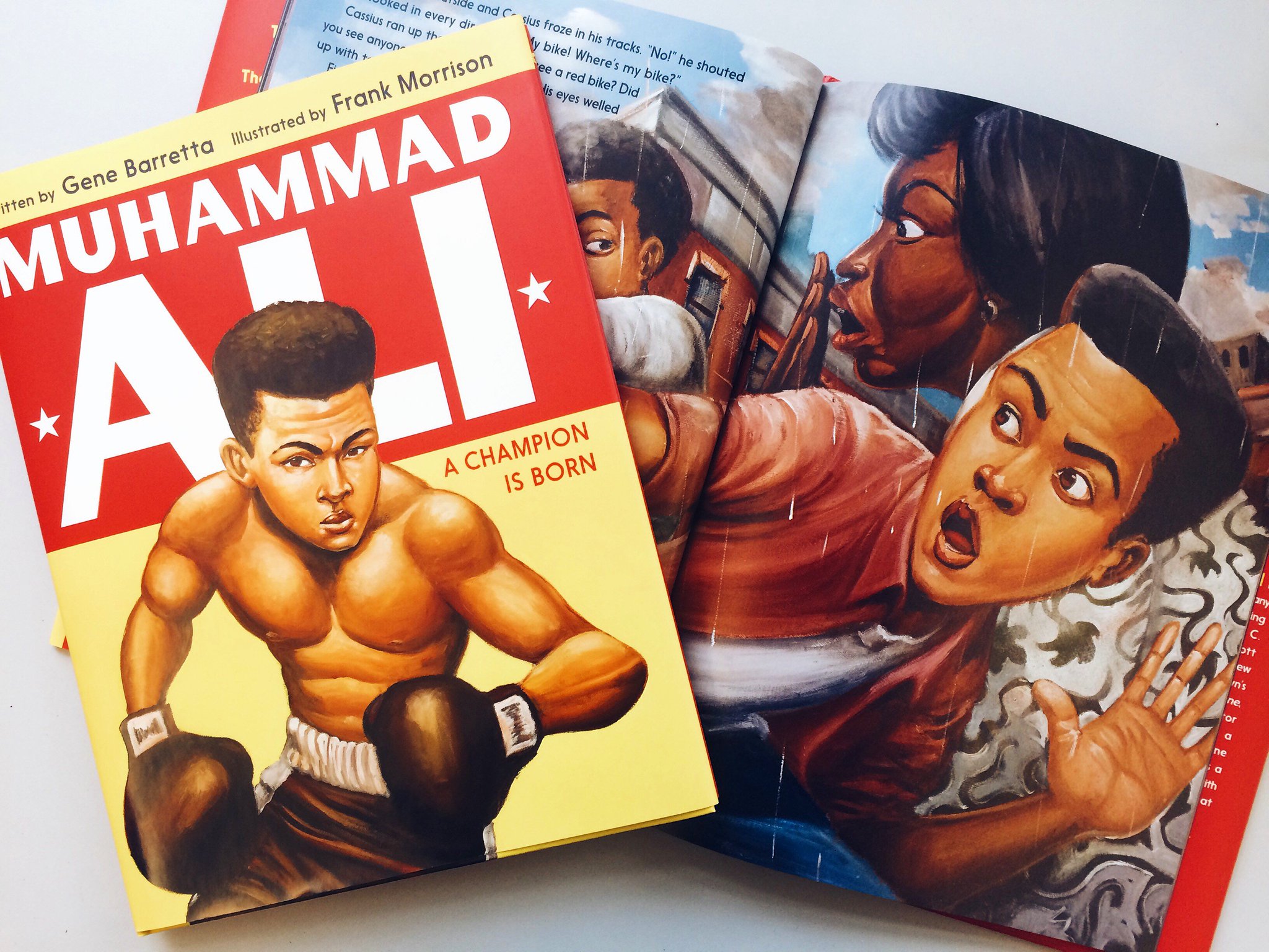 Happy book birthday to MUHAMMAD ALI: A CHAMPION IS BORN! 