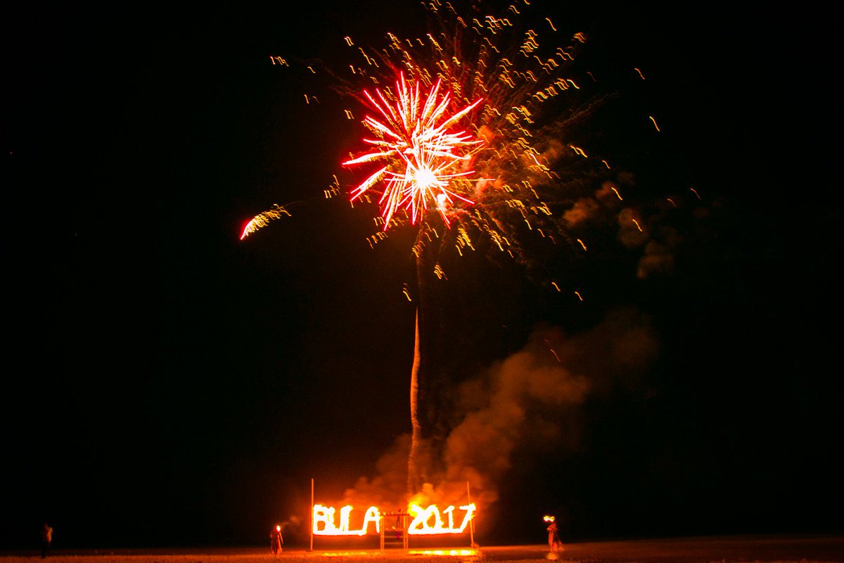Over 800 guests and staff celebrated New Year’s Eve at Outrigger Fiji Beach Resort