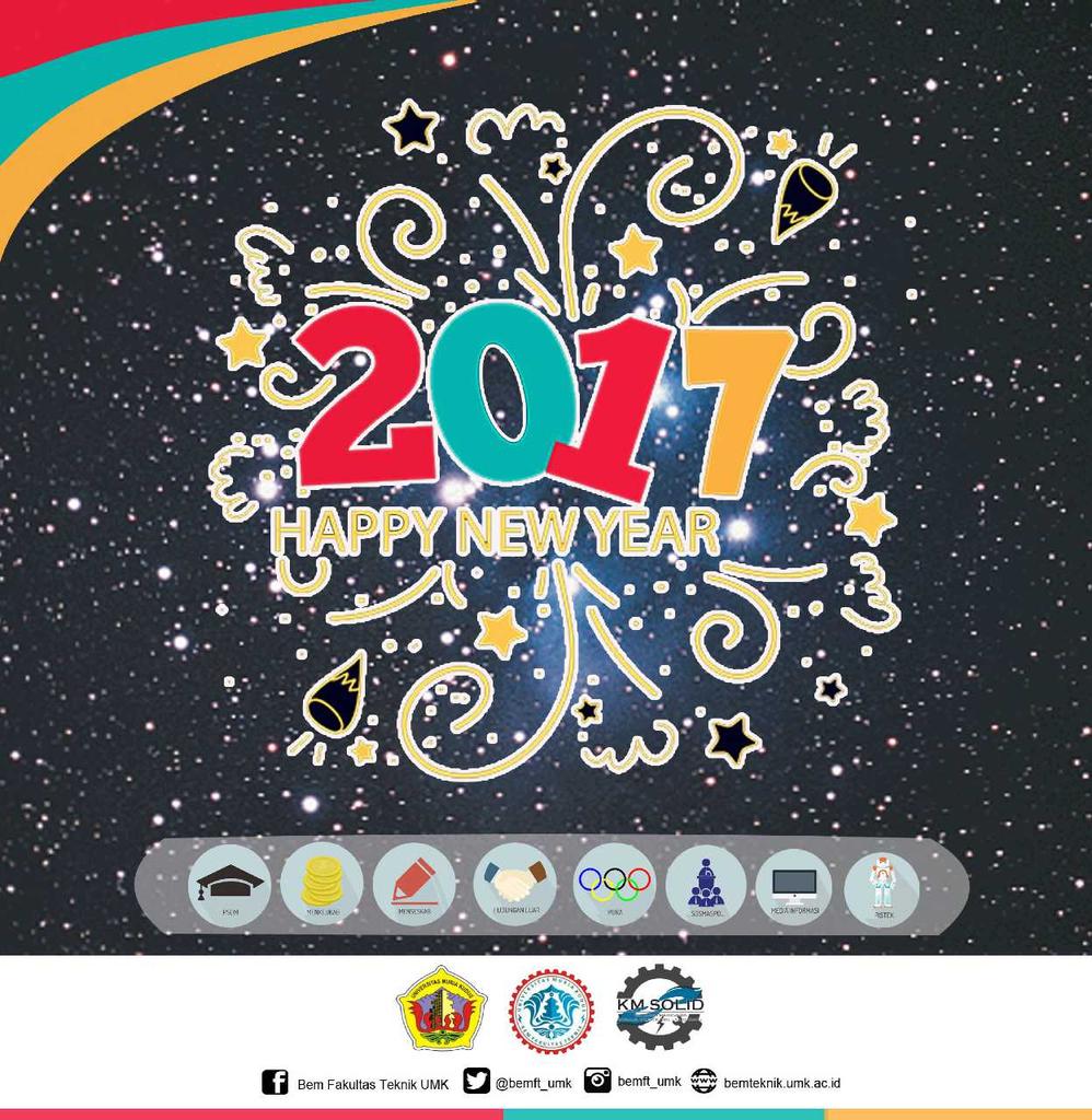 Segenap klrg besar BEM FT UMK mengucapkan Selamat Tahun Baru 🎆
Smg di thn ini lb baik lg Aamiin
.
.
.
Mimin mnt maaf jg telat ngepost hehe 😅