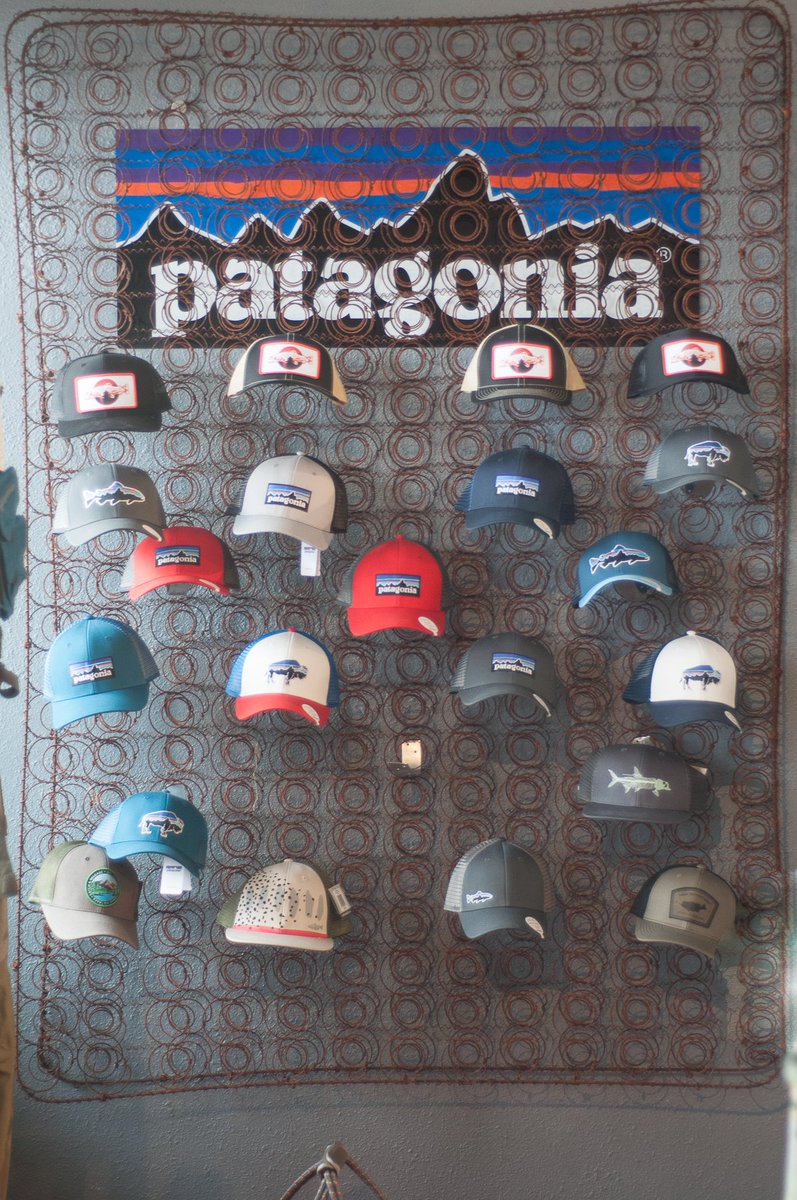 arboranglers's tweet photo. The Hat Wall has a healthy mix of options for your noggin - including a few of our own! Check them out. #arboranglers #patagonia #flyfish https://t.co/yw4H5uCWT0