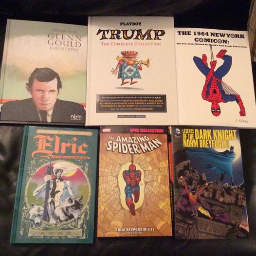 ComicBookLounge's tweet photo. Books I’m currently enjoying – end of 2016 edition. https://t.co/G4nc0bId3X https://t.co/w5SiVweHxc