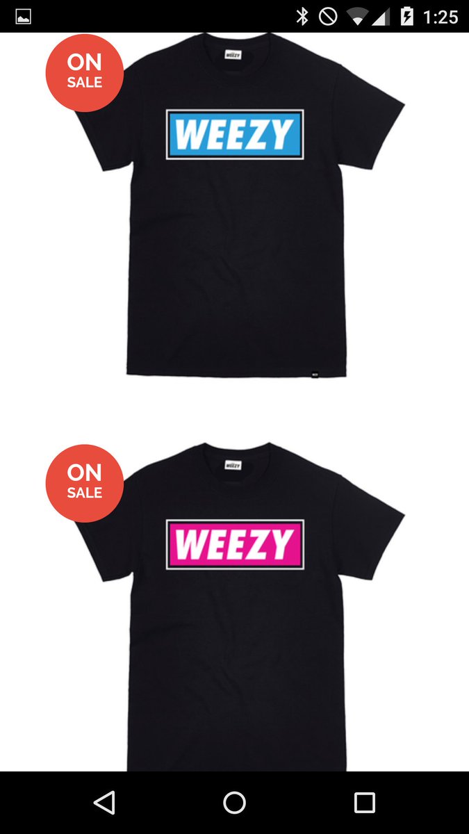 literallyemiIy's tweet image. RT to win: an @OfficialWeezyUK product of your choice! Ends January 6th (mbf and will be randomly selected)